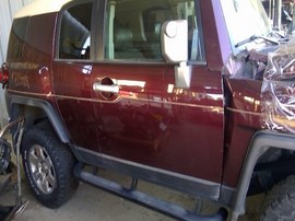2007 TOYOTA FJ CRUISER, BURGUNDY, 4.0L, 4WD, AT.  Z25028